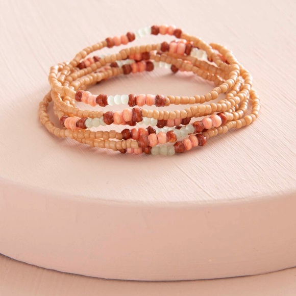 Noonday Collection Jewelry - NOONDAY Glitz & Glam Bracelet Uganda Set of 6